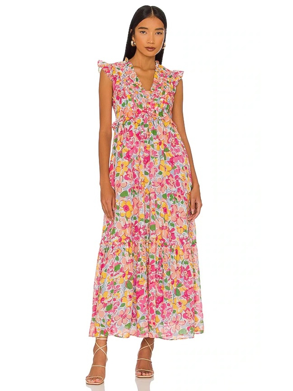 Banjanan Constance Dress in Techni Floral Breeze
